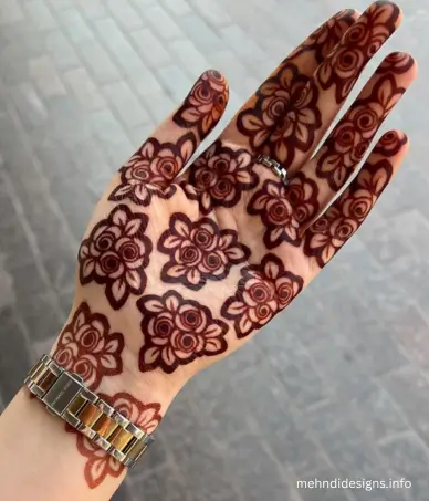 Royal Front Hand Mehndi Design​